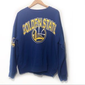 Golden state warriors retro sweatshirt Clearance